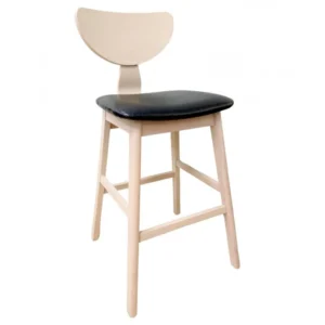 mobiliario-contract-taburete dublin madera de hevea natural similpiel negra 4